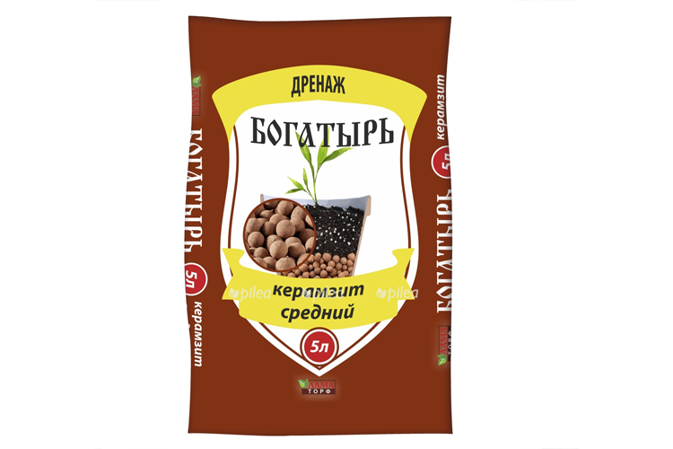 Керамзит средний Богатырь дренаж 5 л