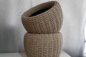 Кашпо ротанг Лесной орех