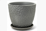 Горшок Манго серый бутон №6